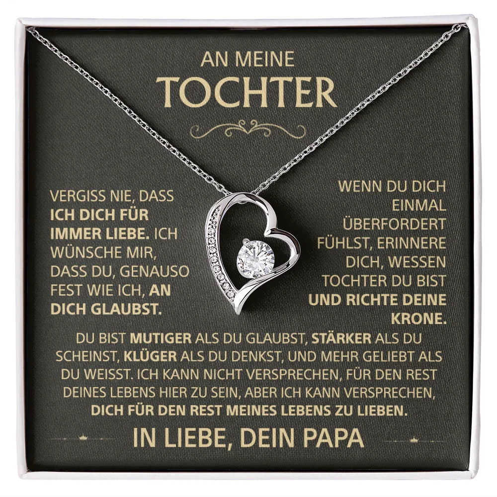 An meine Tochter – Herzanhänger