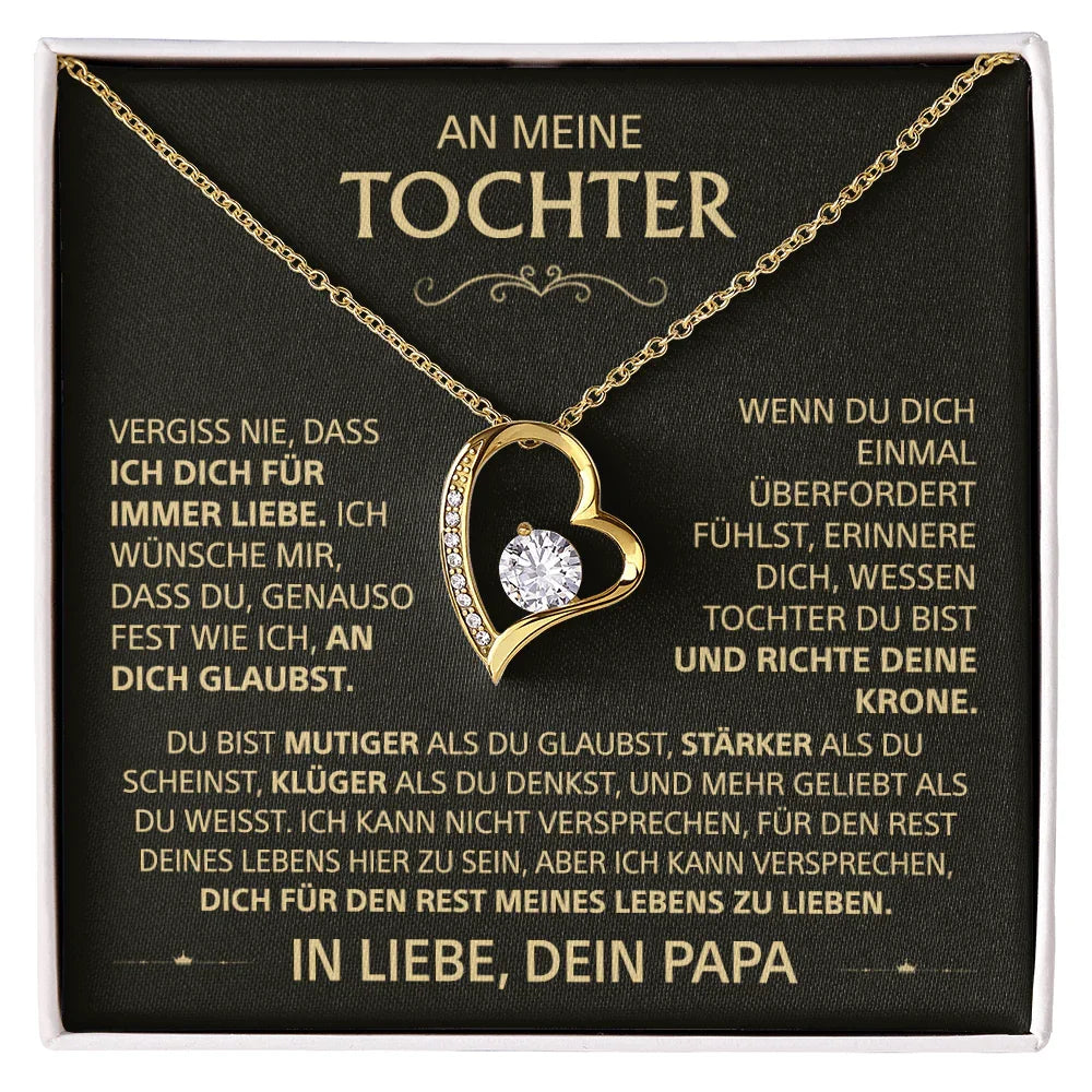 An meine Tochter – Herzanhänger
