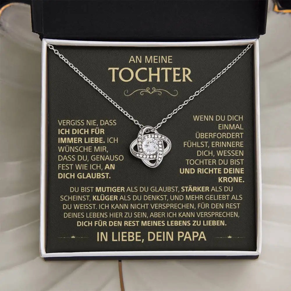 An meine Tochter - Knotenhalskette