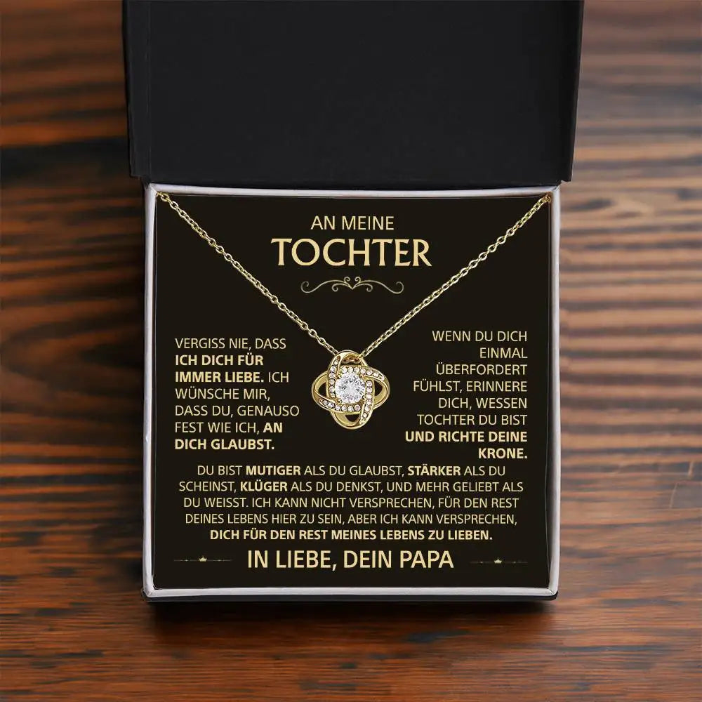 An meine Tochter - Knotenhalskette
