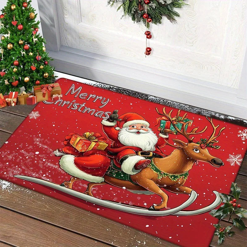 Festive Christmas Door Mat