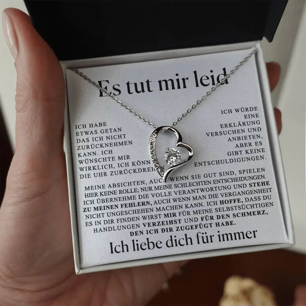 Seelenverwandt Herz-Halskette für meine Liebe