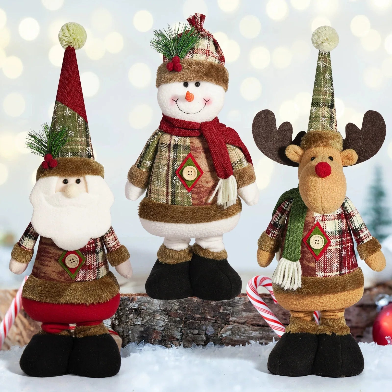 Santa Claus Snowman - Christmas Tree Decorations