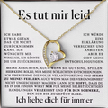 Seelenverwandt Herz-Halskette für meine Liebe